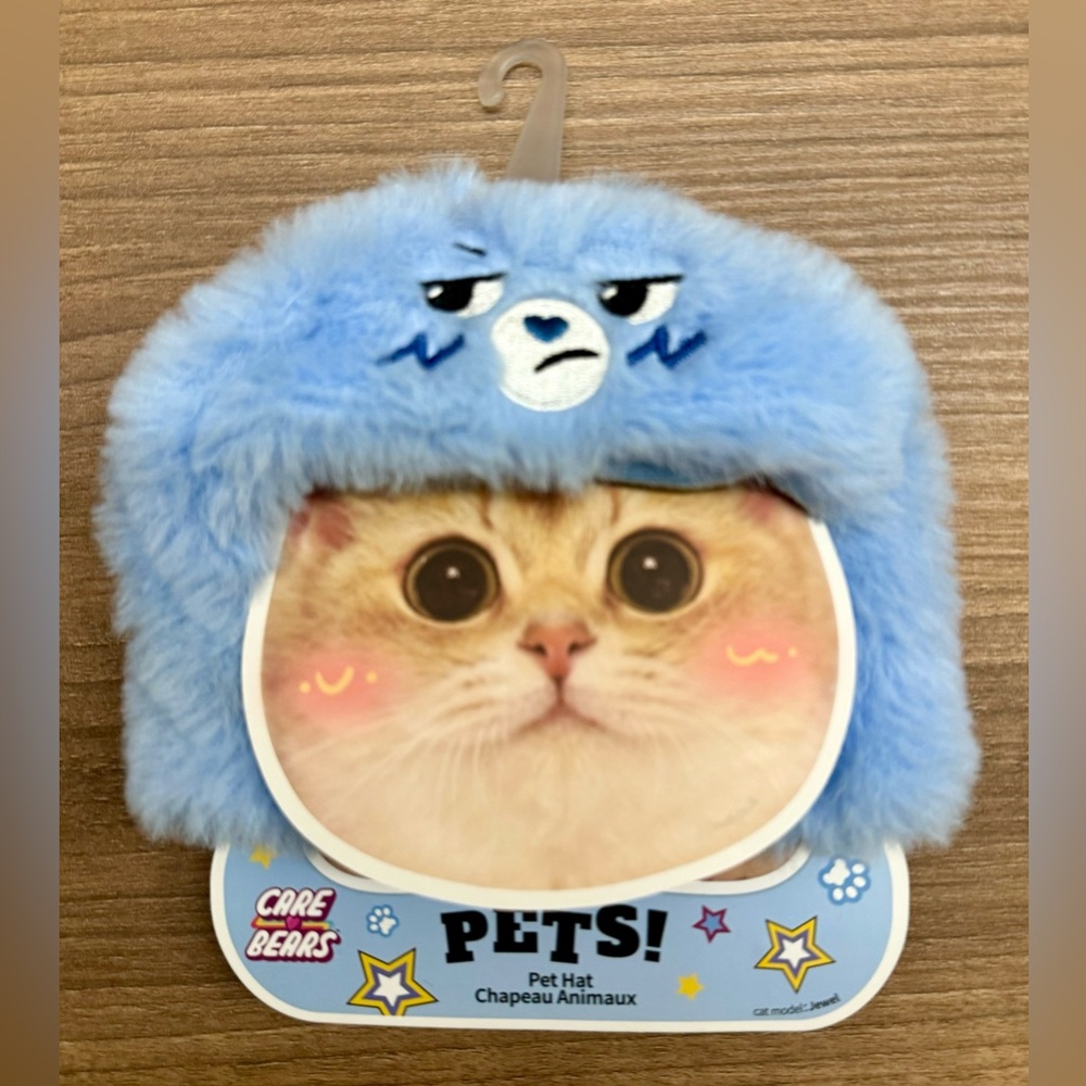 Grumpy Care Bear. Care Bears . Famous MINISO product. Cute hat for - Picture 2 of 14